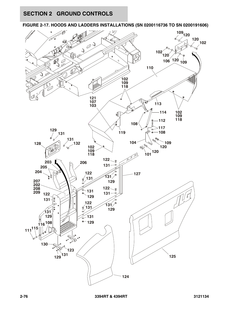 JLG 4394RT ANSI Parts Manual User Manual | Page 104 / 212