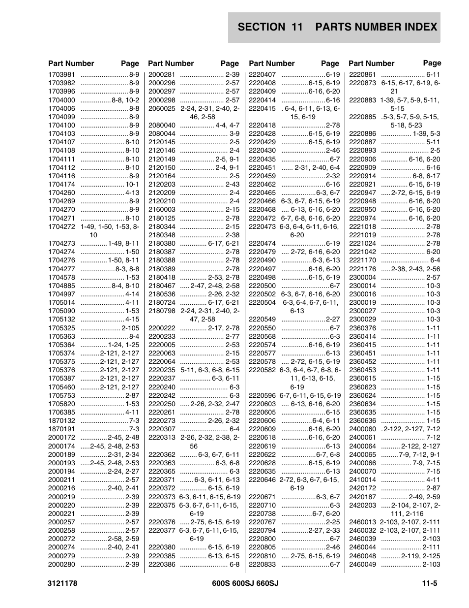 JLG 660SJ ANSI Parts Manual User Manual | Page 335 / 346