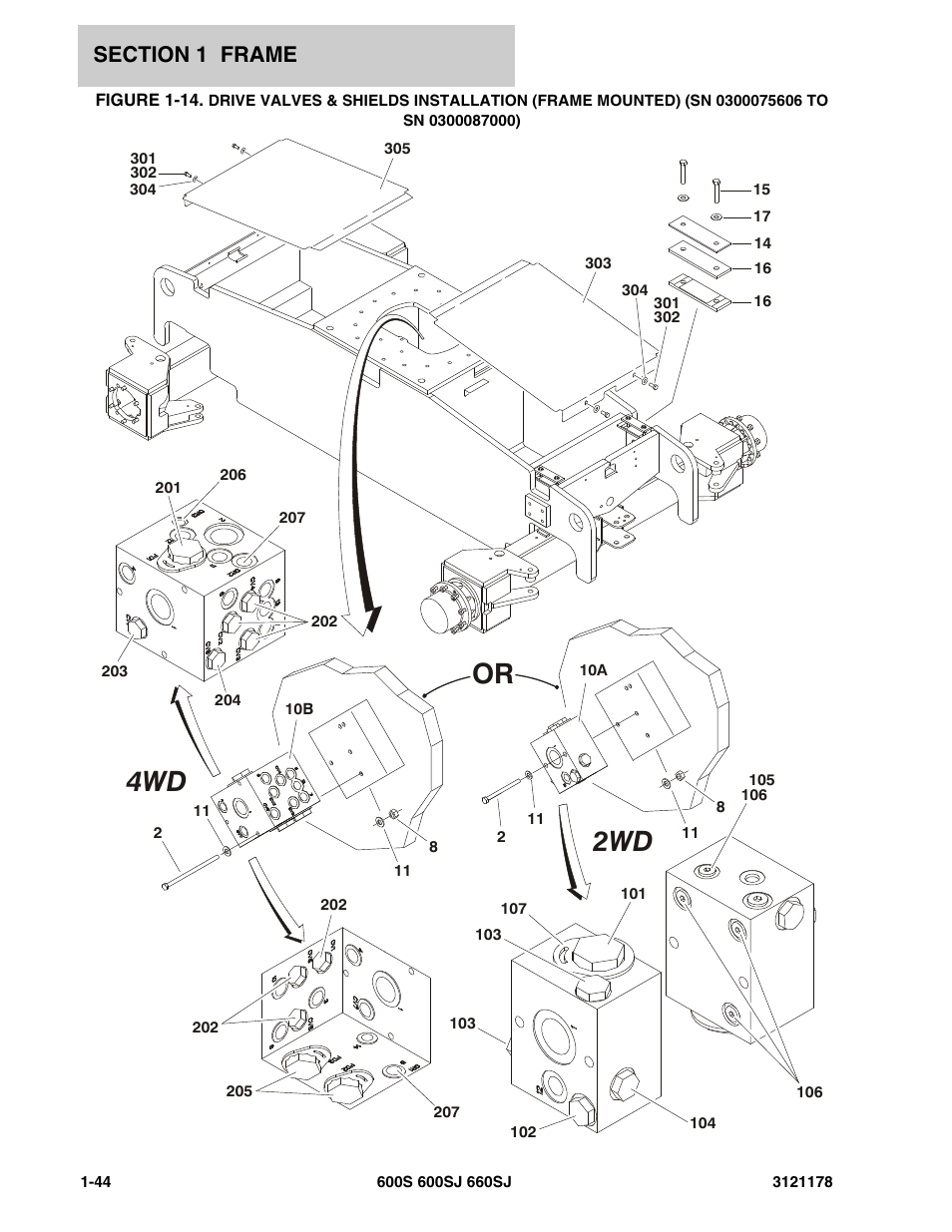 2wd 4wd | JLG 660SJ ANSI Parts Manual User Manual | Page 52 / 346