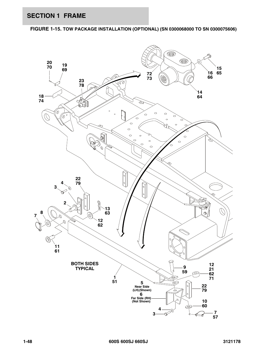 Tow packag | JLG 660SJ ANSI Parts Manual User Manual | Page 56 / 346