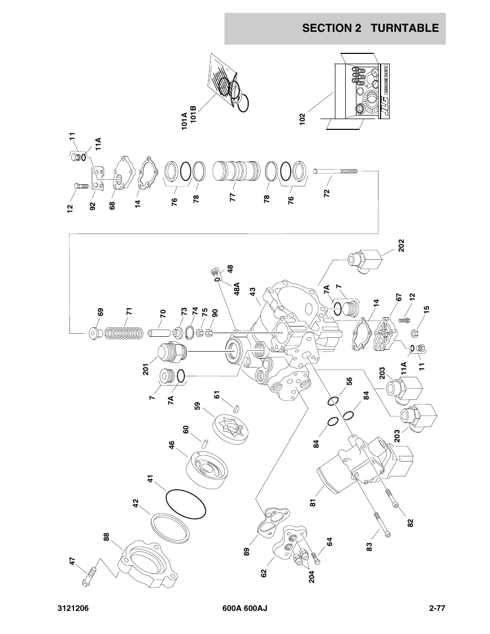 JLG 600A_AJ Parts Manual User Manual | Page 119 / 428