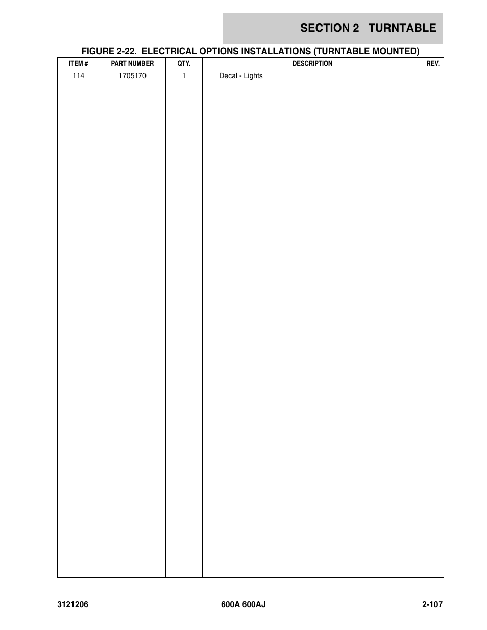 JLG 600A_AJ Parts Manual User Manual | Page 149 / 428