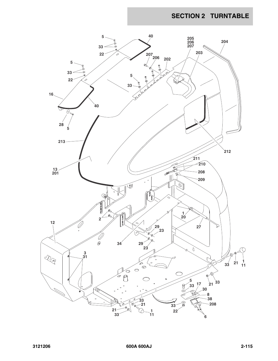 JLG 600A_AJ Parts Manual User Manual | Page 157 / 428