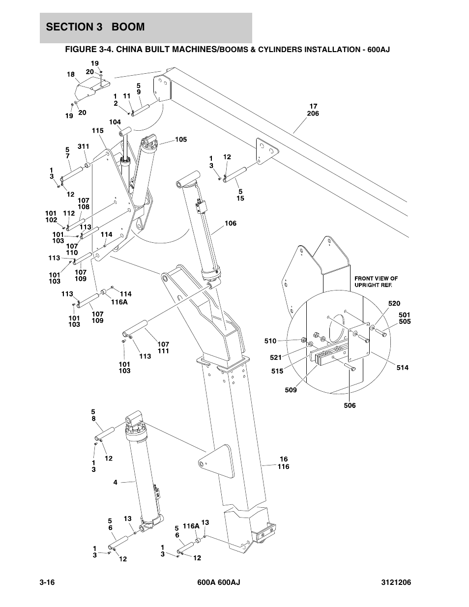 JLG 600A_AJ Parts Manual User Manual | Page 210 / 428