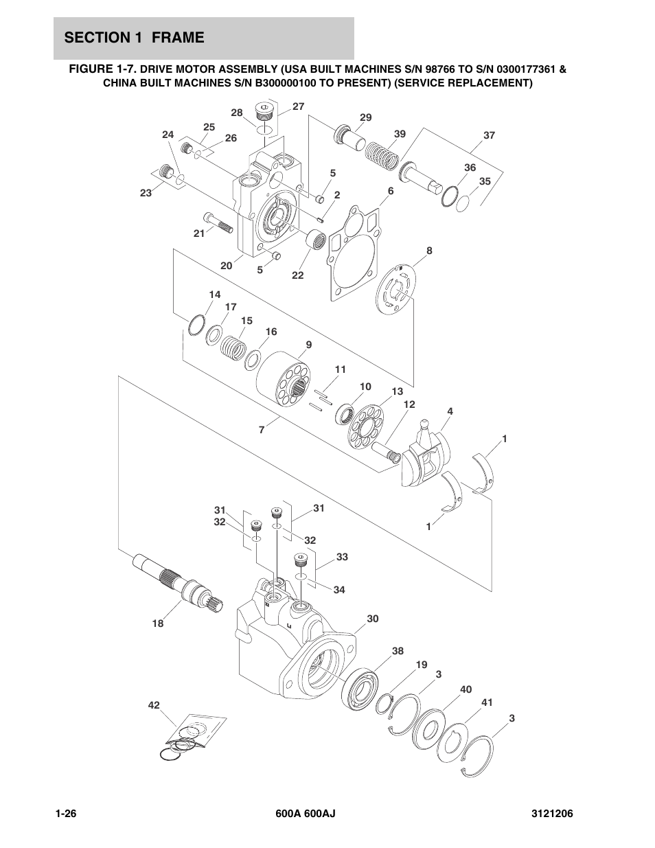 Driv | JLG 600A_AJ Parts Manual User Manual | Page 34 / 428