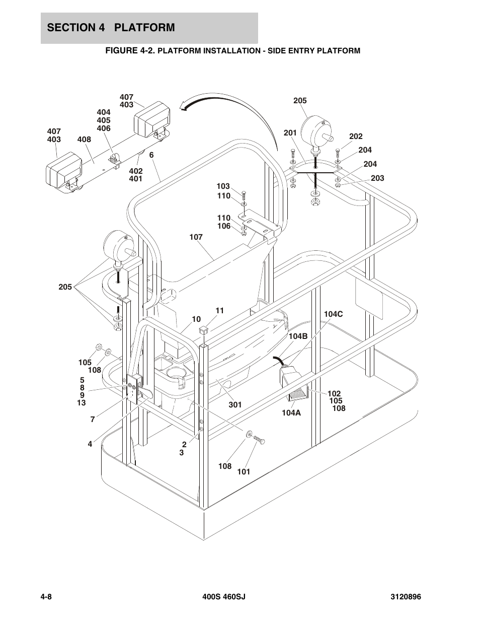 JLG 460SJ Parts Manual User Manual | Page 160 / 292