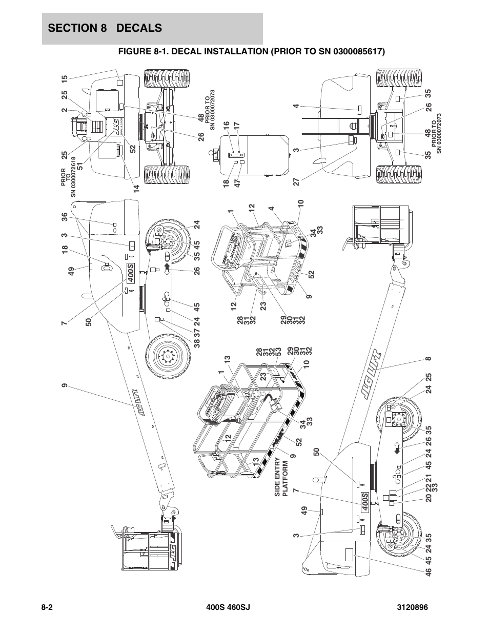 JLG 460SJ Parts Manual User Manual | Page 252 / 292