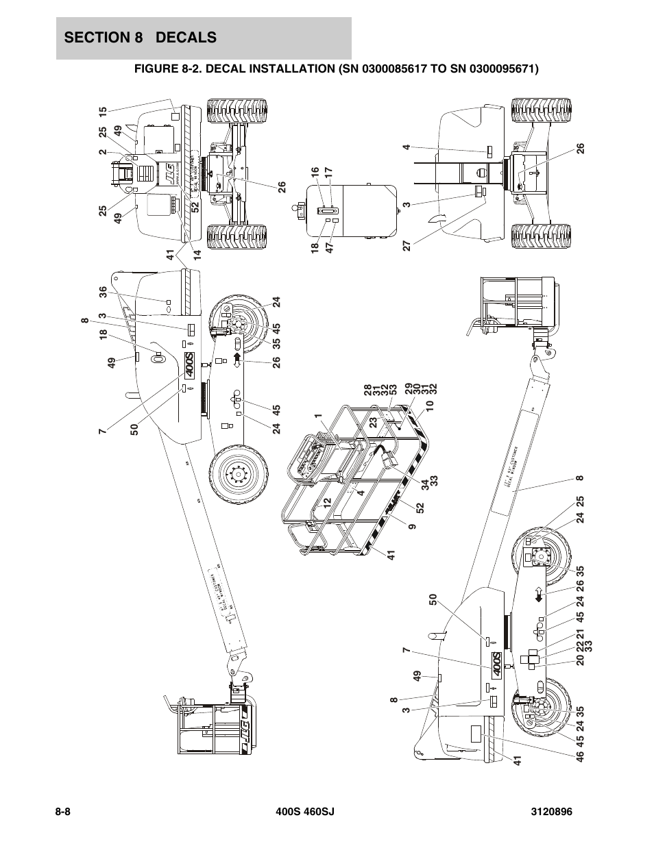 JLG 460SJ Parts Manual User Manual | Page 258 / 292