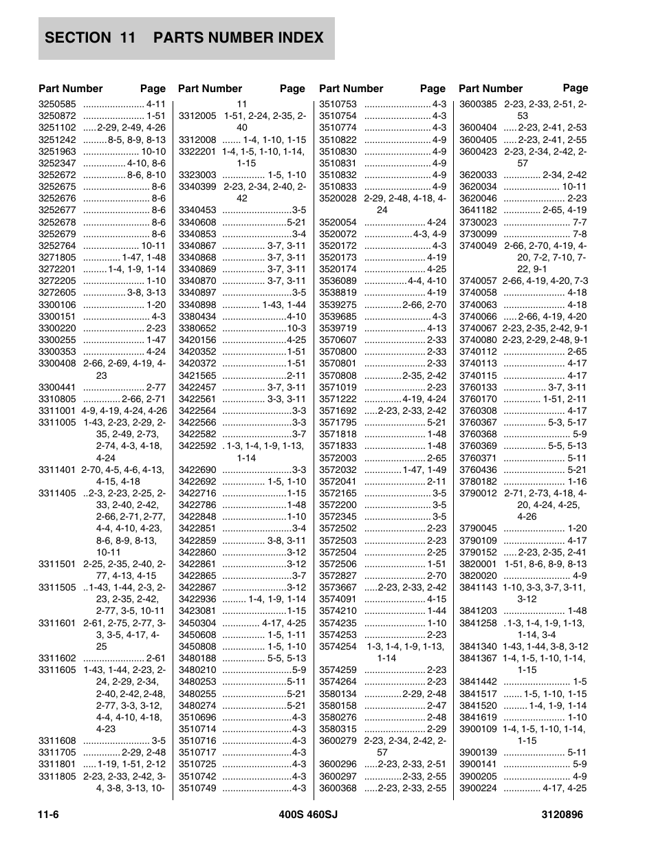 JLG 460SJ Parts Manual User Manual | Page 284 / 292