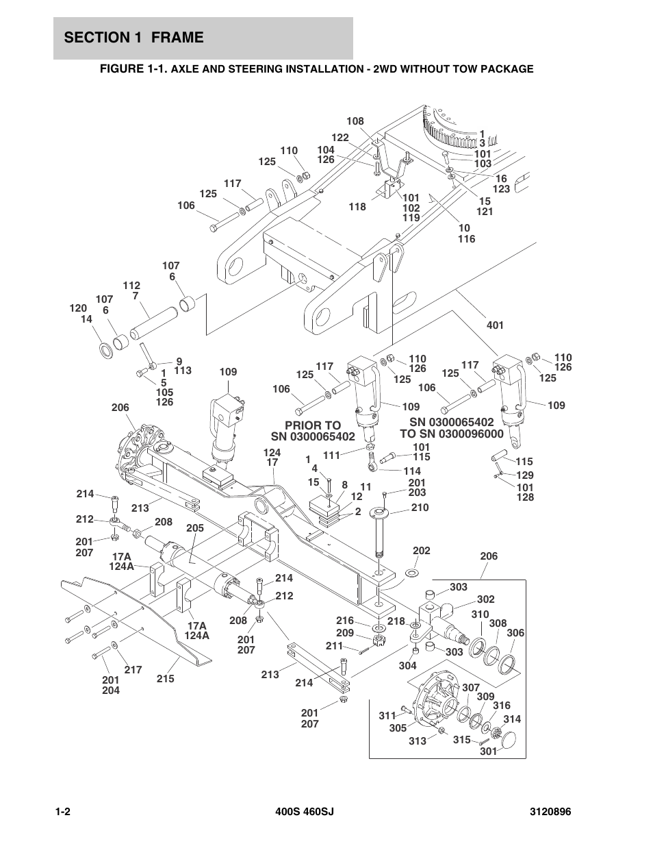 Axle a | JLG 460SJ Parts Manual User Manual | Page 8 / 292