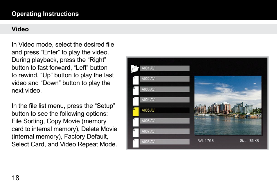 Aluratek ADMPF119 User Manual | Page 18 / 28
