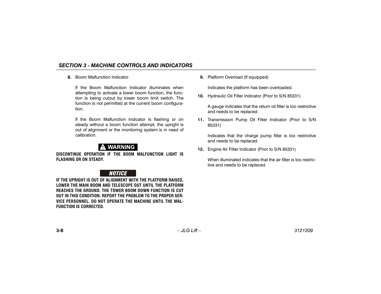 JLG 800A_AJ Operator Manual User Manual | Page 48 / 150