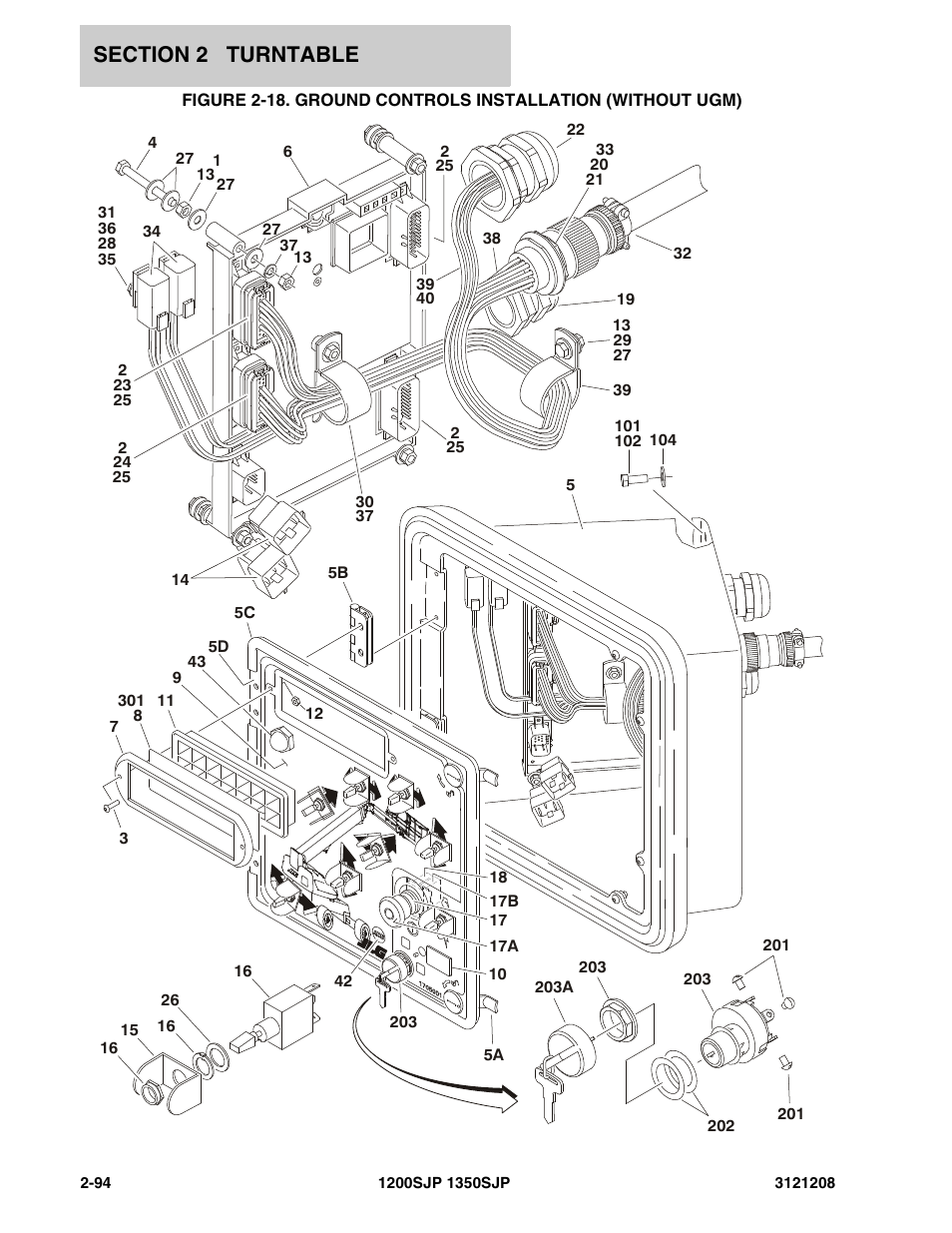 JLG 1350SJP Parts Manual User Manual | Page 154 / 460