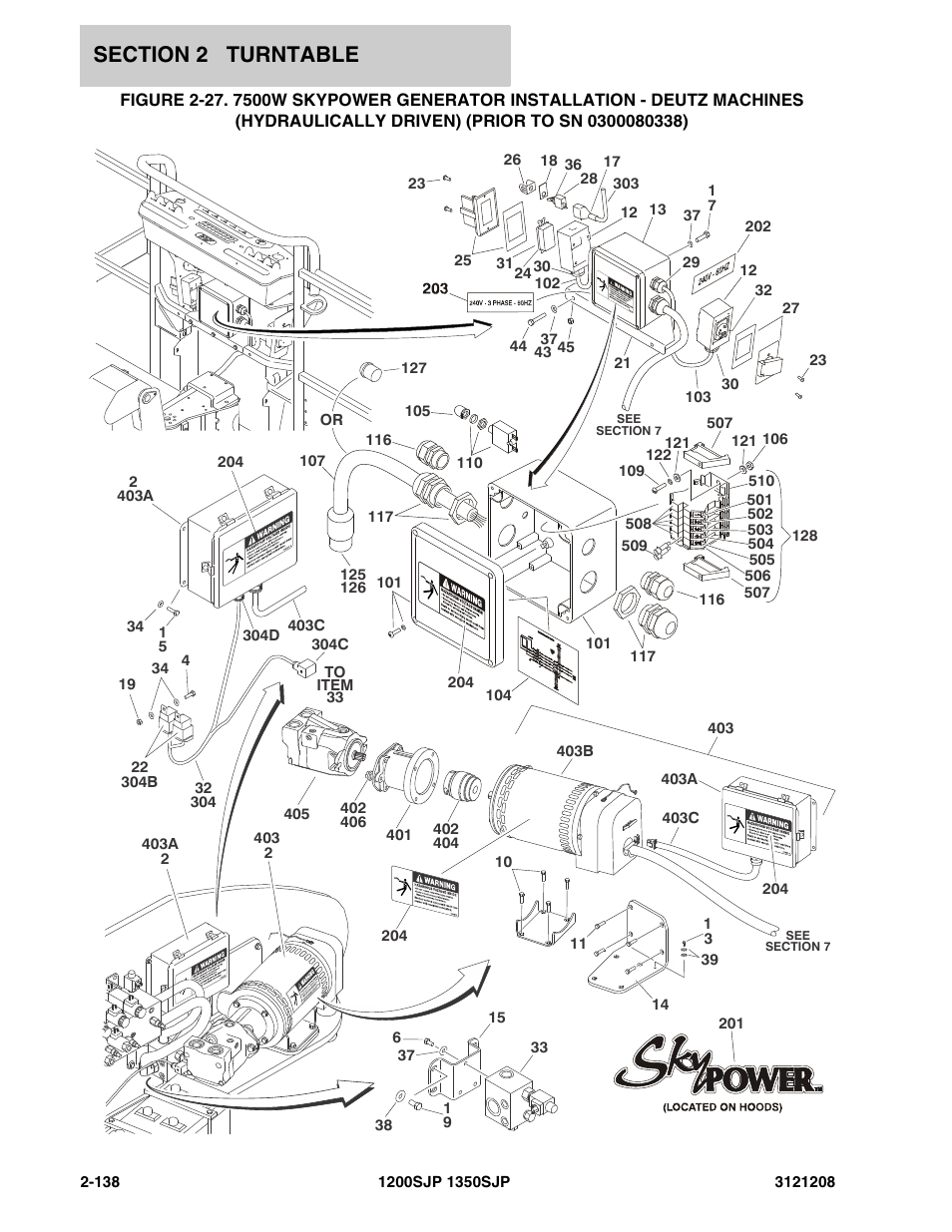 JLG 1350SJP Parts Manual User Manual | Page 198 / 460