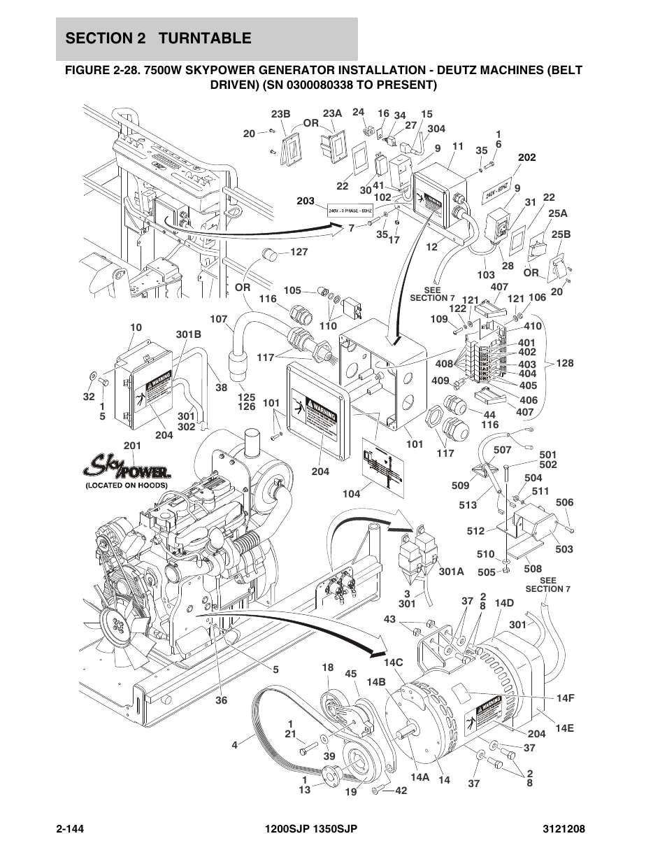 JLG 1350SJP Parts Manual User Manual | Page 204 / 460