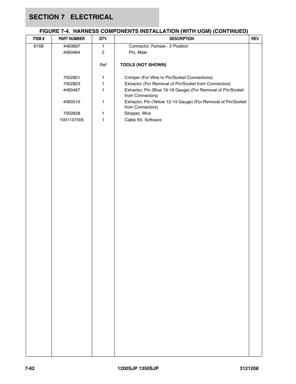 JLG 1350SJP Parts Manual User Manual | Page 378 / 460