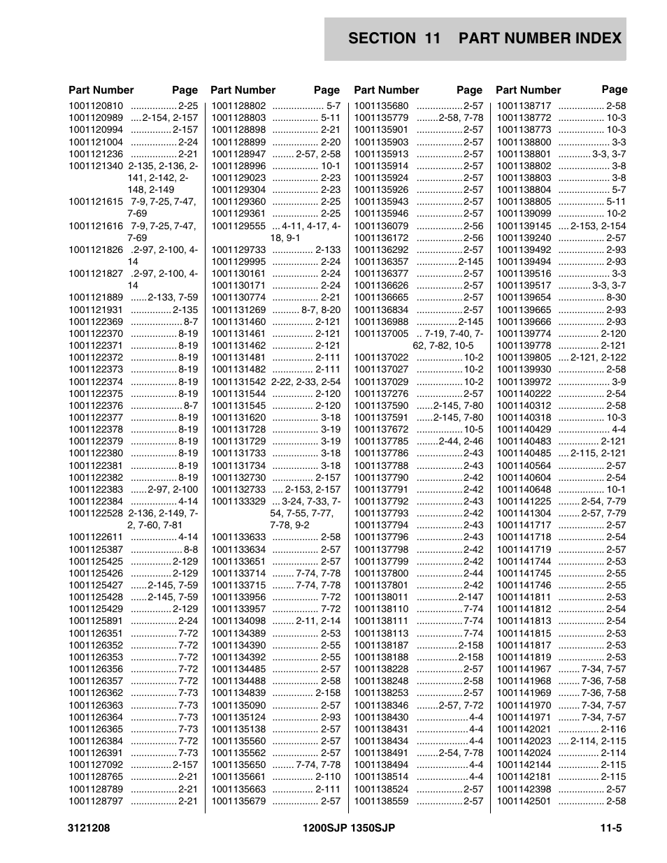 JLG 1350SJP Parts Manual User Manual | Page 443 / 460