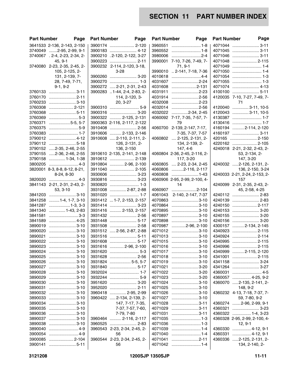 JLG 1350SJP Parts Manual User Manual | Page 449 / 460