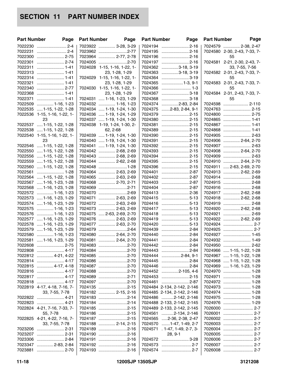 JLG 1350SJP Parts Manual User Manual | Page 456 / 460