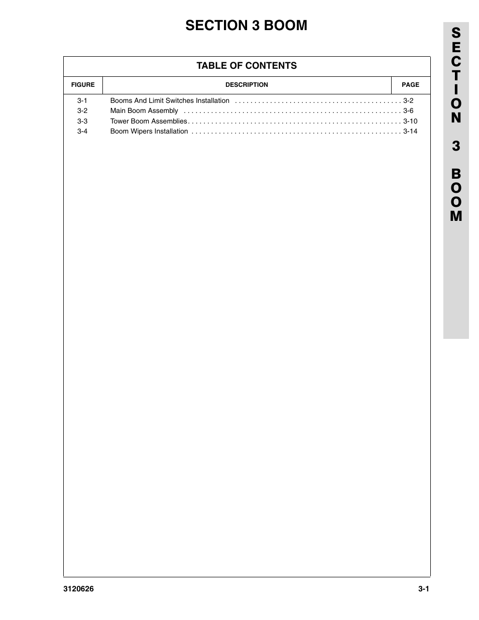 Section 3 boom | JLG 45HA ANSI Parts Manual User Manual | Page 215 / 382