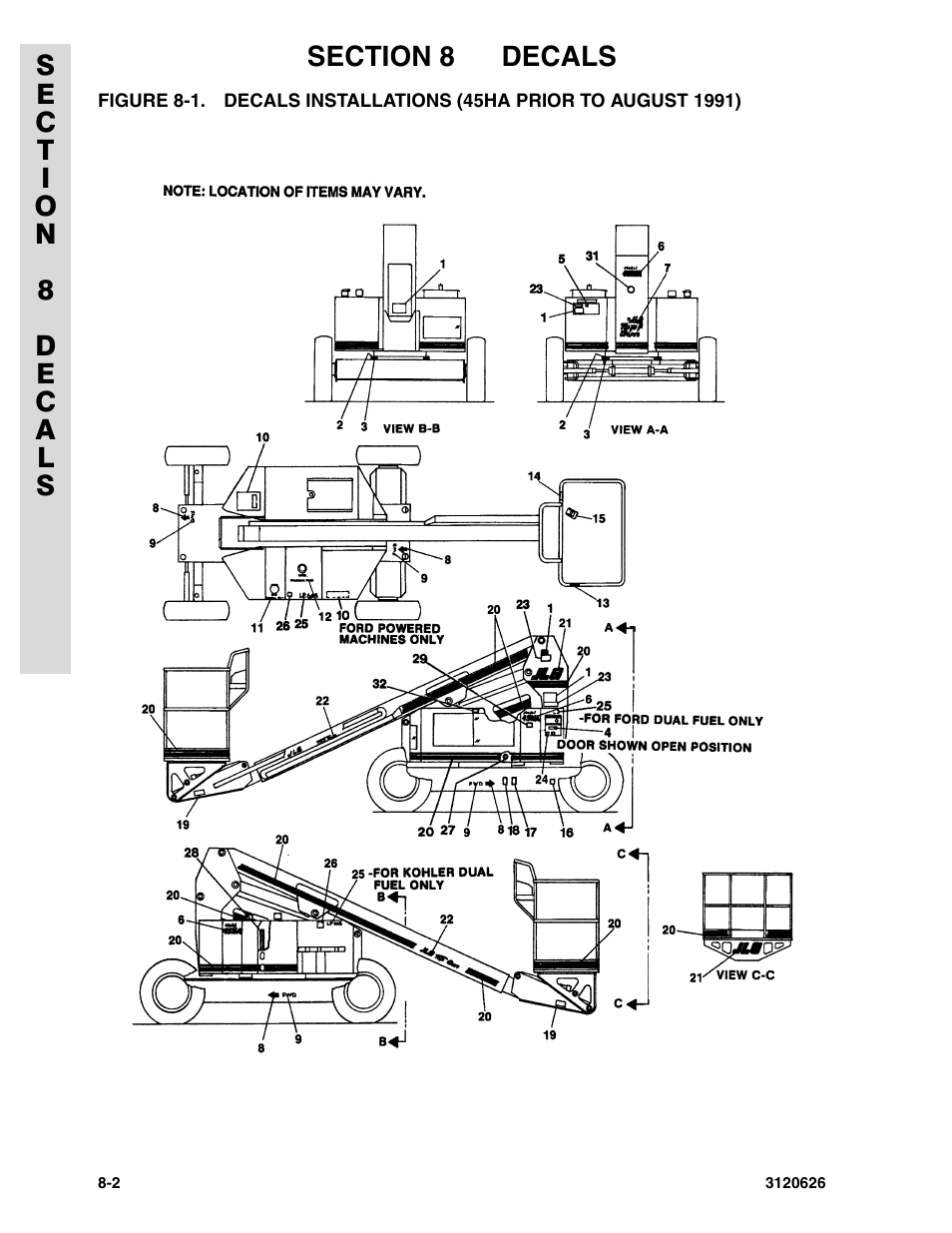 JLG 45HA ANSI Parts Manual User Manual | Page 362 / 382