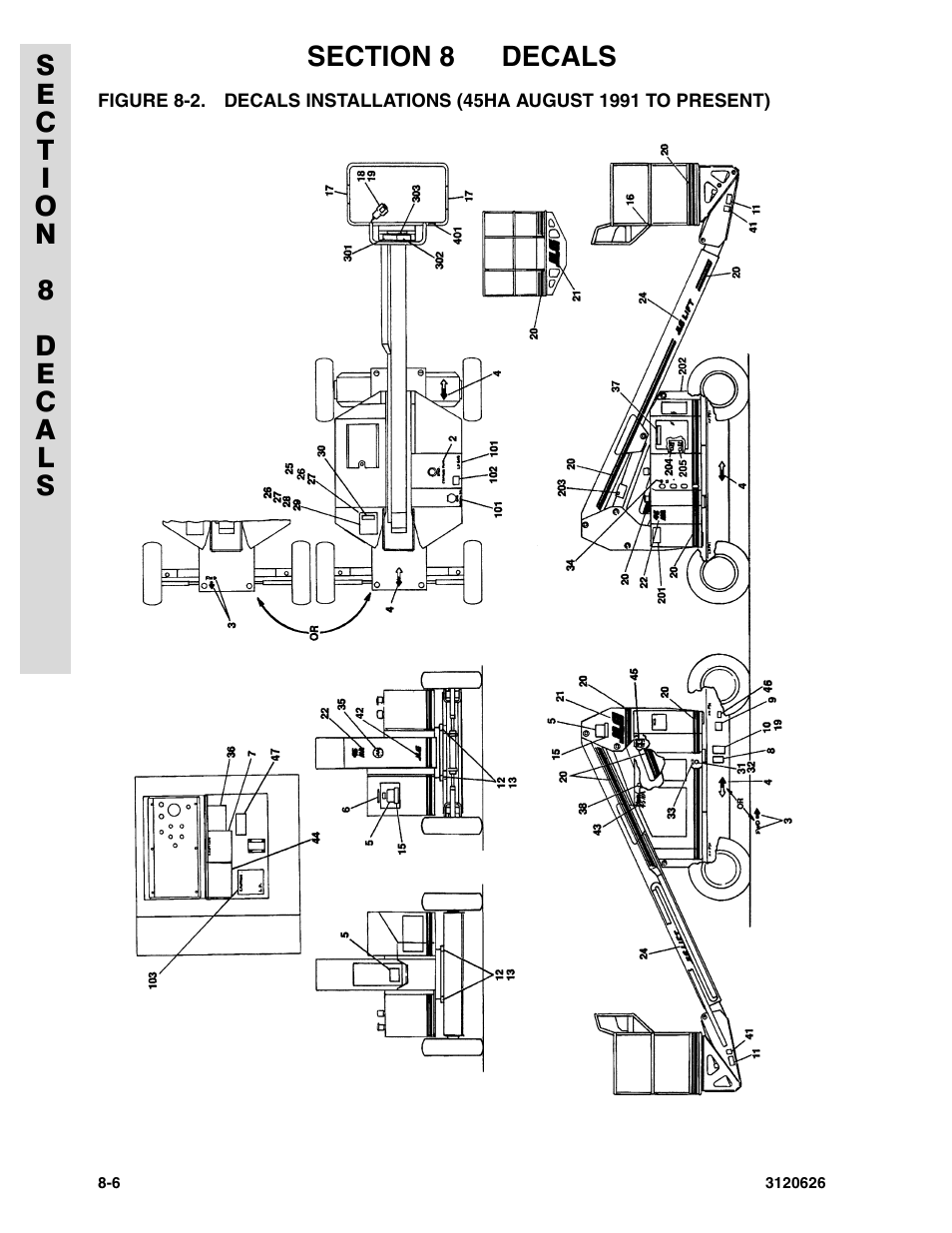 JLG 45HA ANSI Parts Manual User Manual | Page 366 / 382