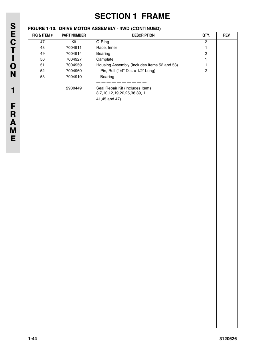 JLG 45HA ANSI Parts Manual User Manual | Page 52 / 382