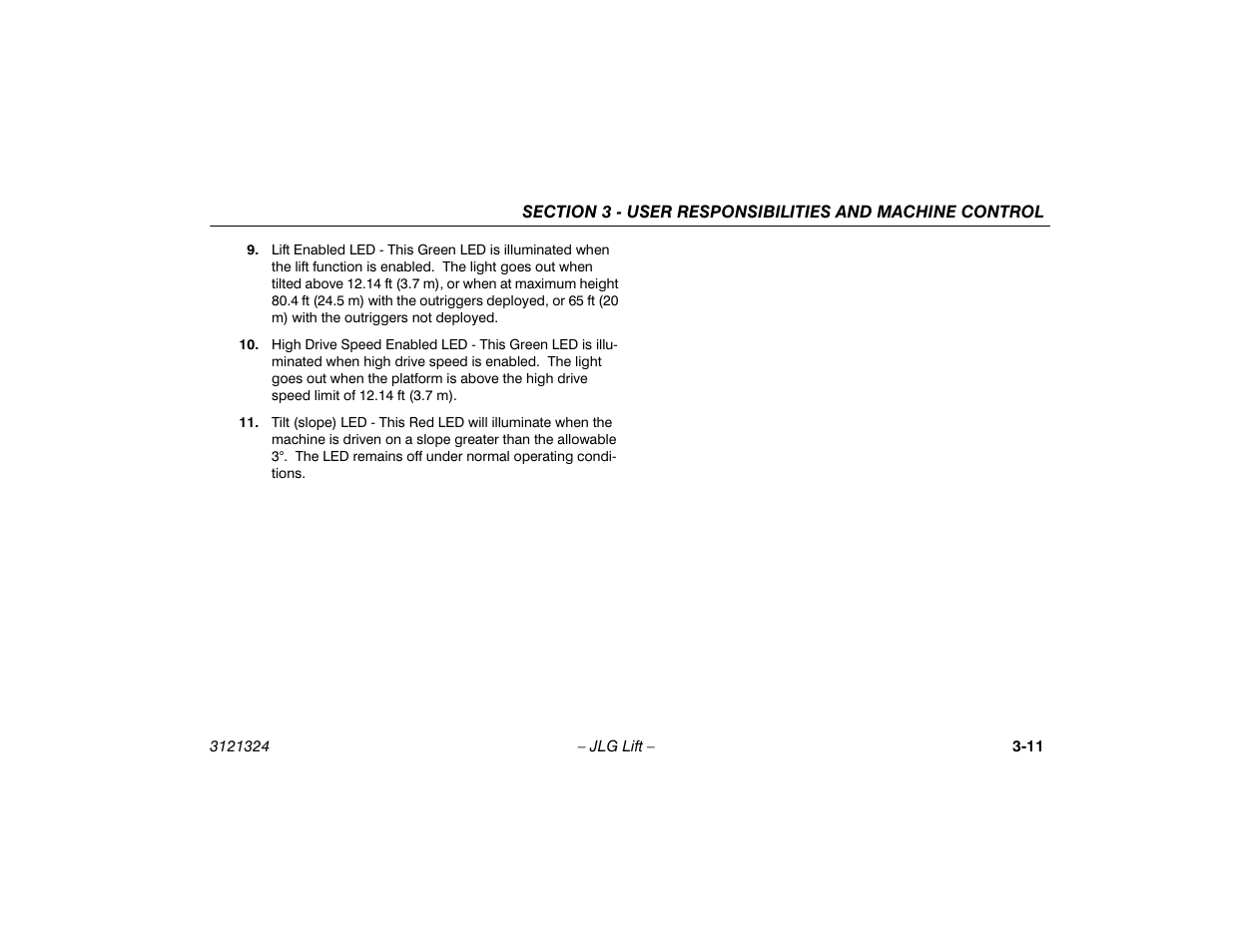 JLG 80SL Operator Manual User Manual | Page 45 / 94