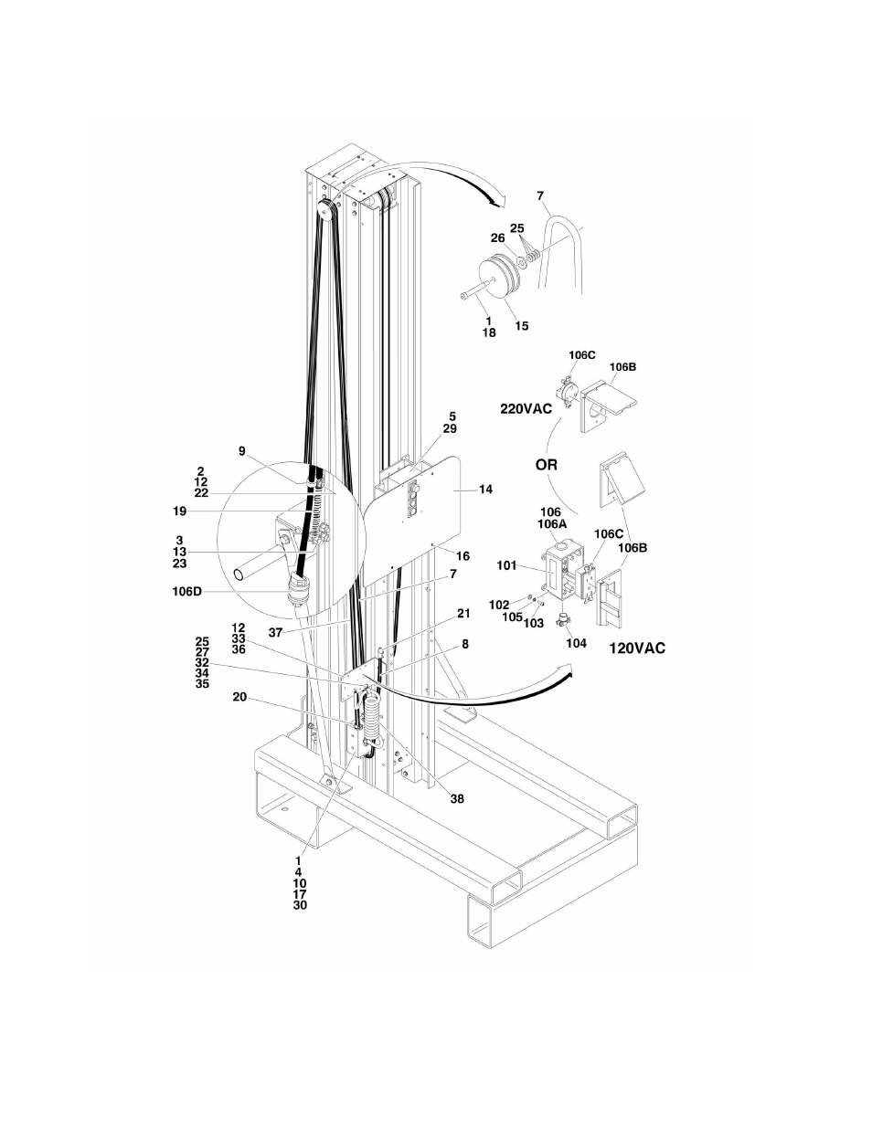 JLG 19BD Parts Manual User Manual | Page 26 / 92