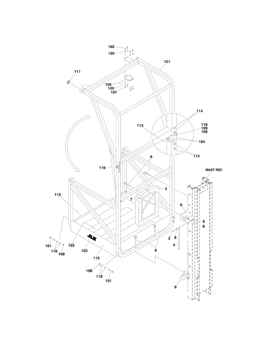 JLG 19BD Parts Manual User Manual | Page 48 / 92