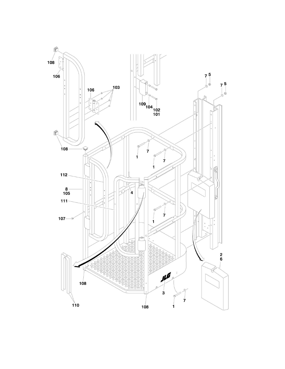 JLG 19BD Parts Manual User Manual | Page 52 / 92