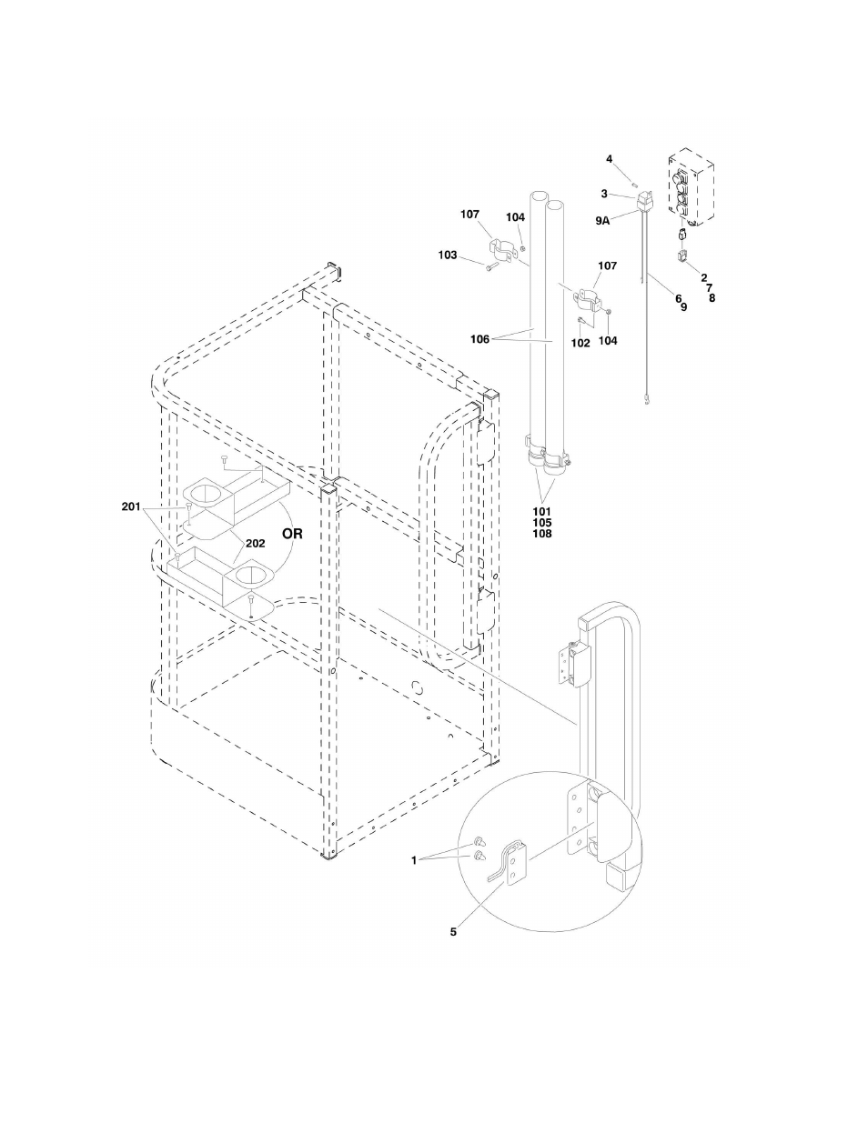 Figure 4-4. platform options | JLG 19BD Parts Manual User Manual | Page 54 / 92