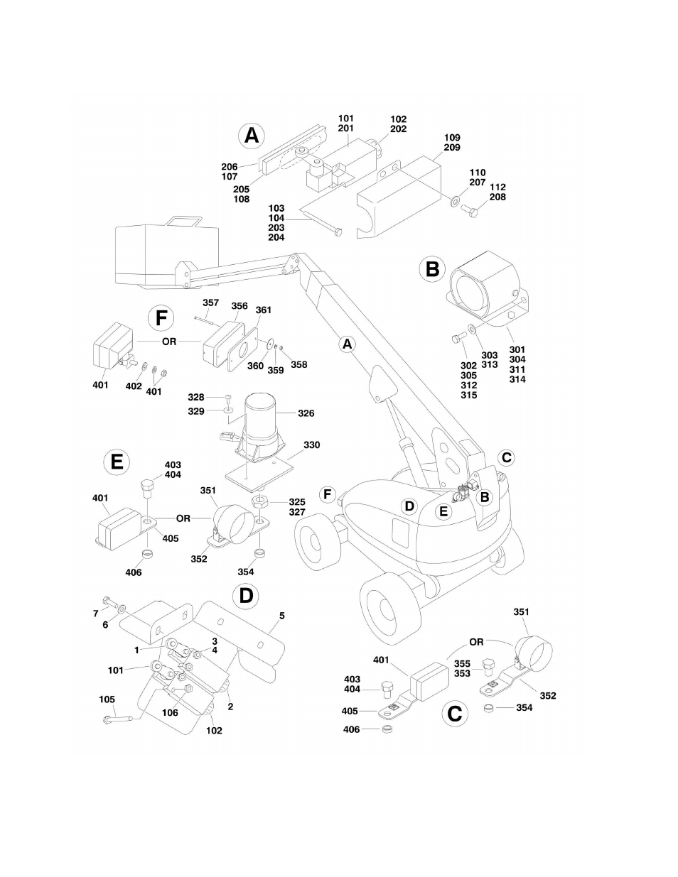 JLG 600S_SJ Parts Manual User Manual | Page 112 / 302