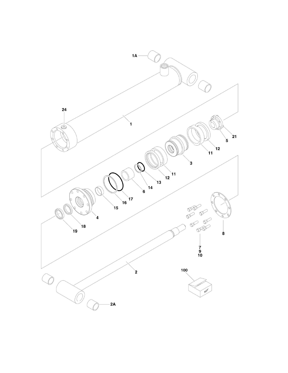 Figure 5-5. master cylinder assembly | JLG 600S_SJ Parts Manual User Manual | Page 200 / 302