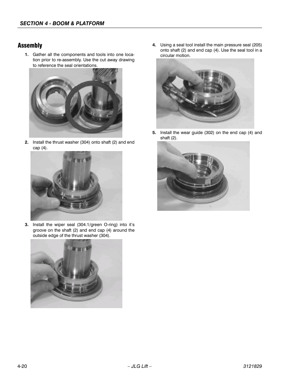 Assembly, Assembly -20 | JLG M450 Service Manual User Manual | Page 132 / 256
