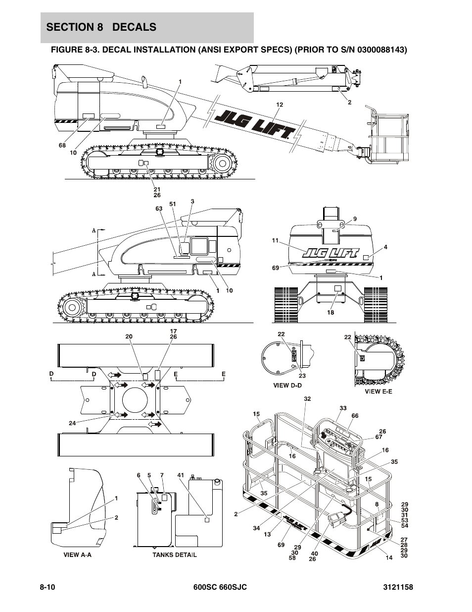 JLG 600SC_660SJC Parts Manual User Manual | Page 232 / 266