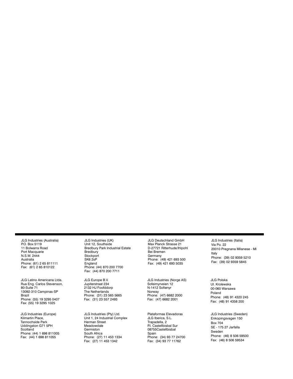 JLG 40RTS Operator Manual User Manual | Page 2 / 48