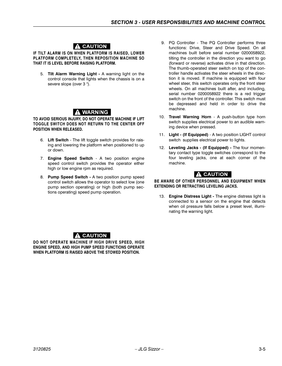JLG 40RTS Operator Manual User Manual | Page 29 / 48