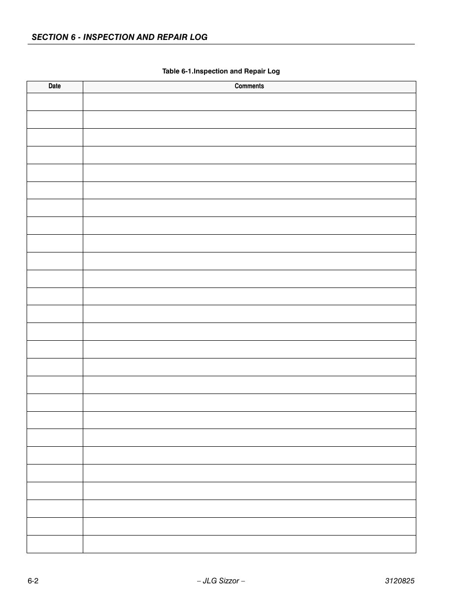 JLG 40RTS Operator Manual User Manual | Page 44 / 48