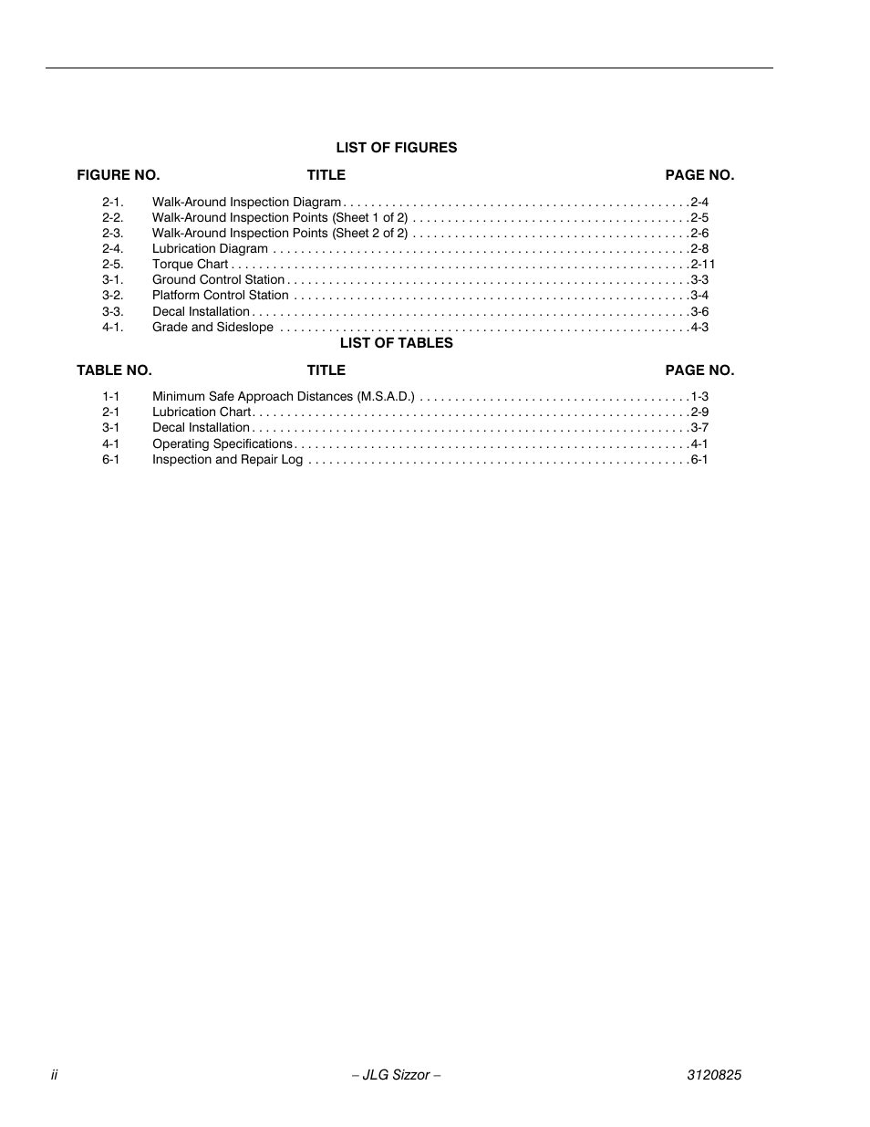 JLG 40RTS Operator Manual User Manual | Page 8 / 48