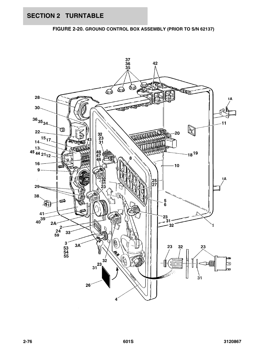 JLG 601S Parts Manual User Manual | Page 122 / 320