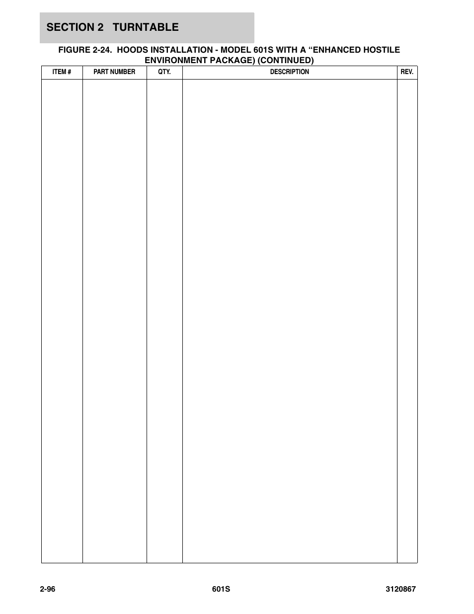 JLG 601S Parts Manual User Manual | Page 142 / 320