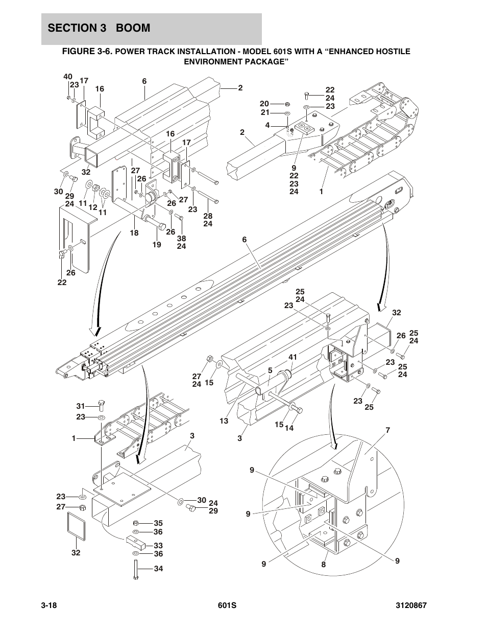 JLG 601S Parts Manual User Manual | Page 160 / 320