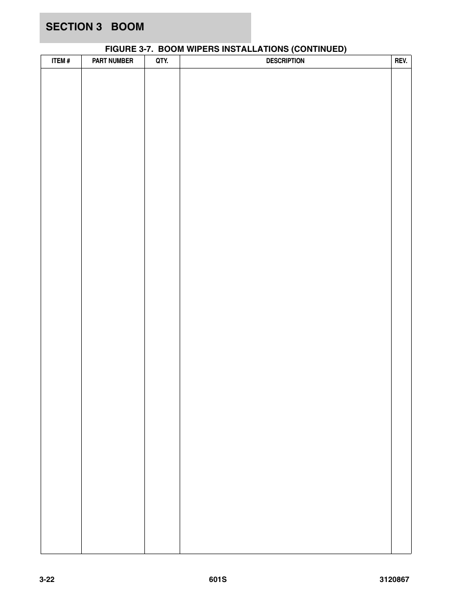 JLG 601S Parts Manual User Manual | Page 164 / 320