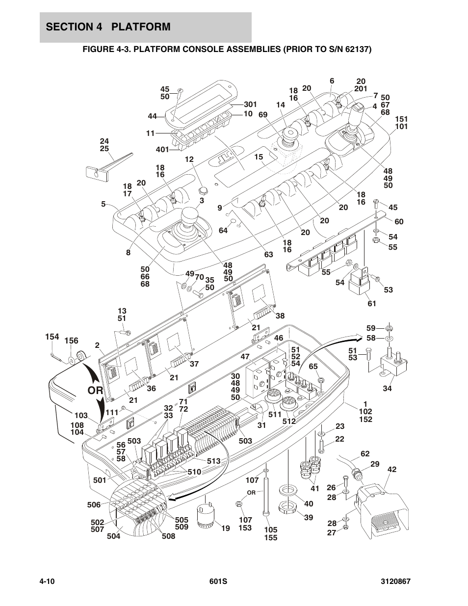 JLG 601S Parts Manual User Manual | Page 174 / 320