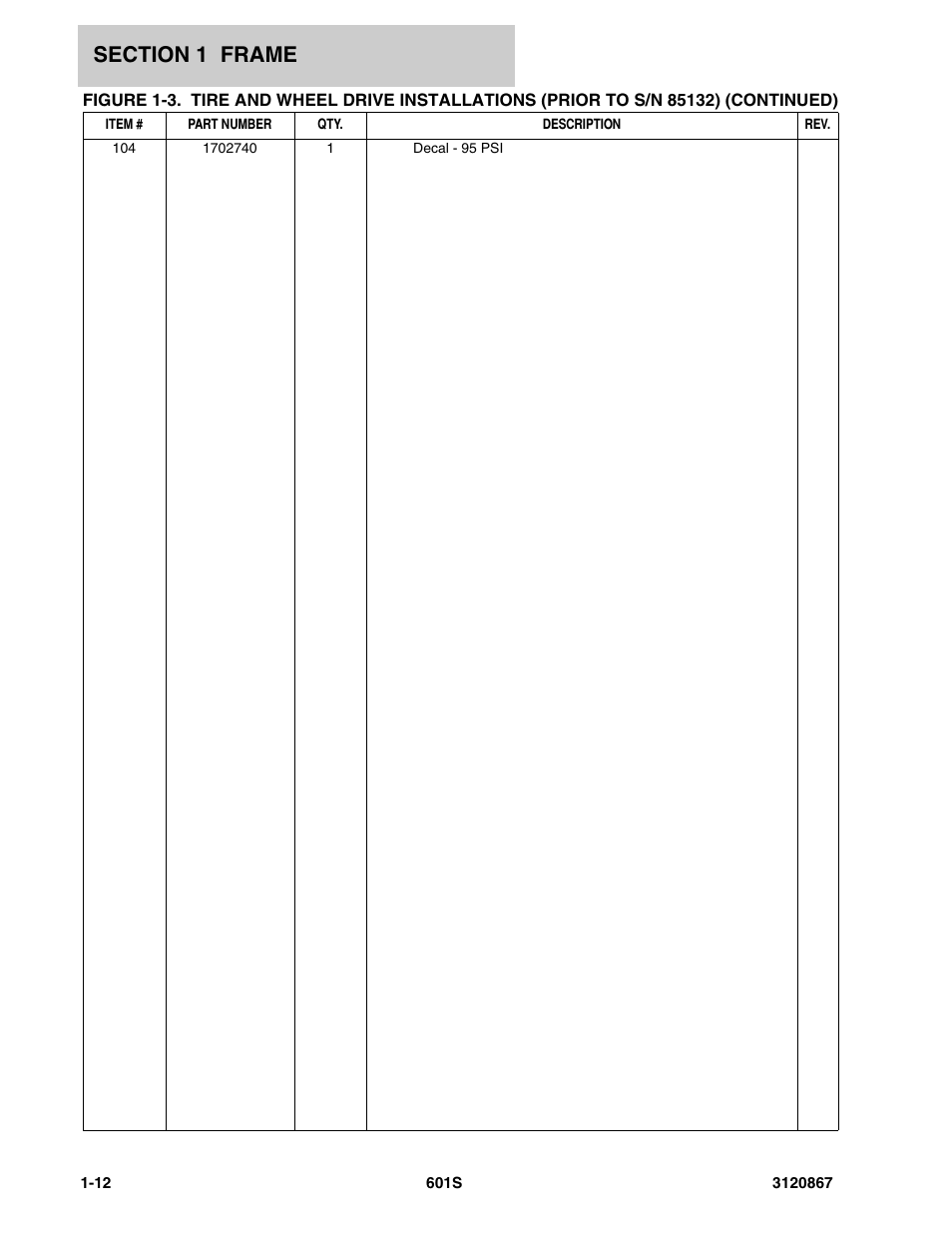 JLG 601S Parts Manual User Manual | Page 20 / 320