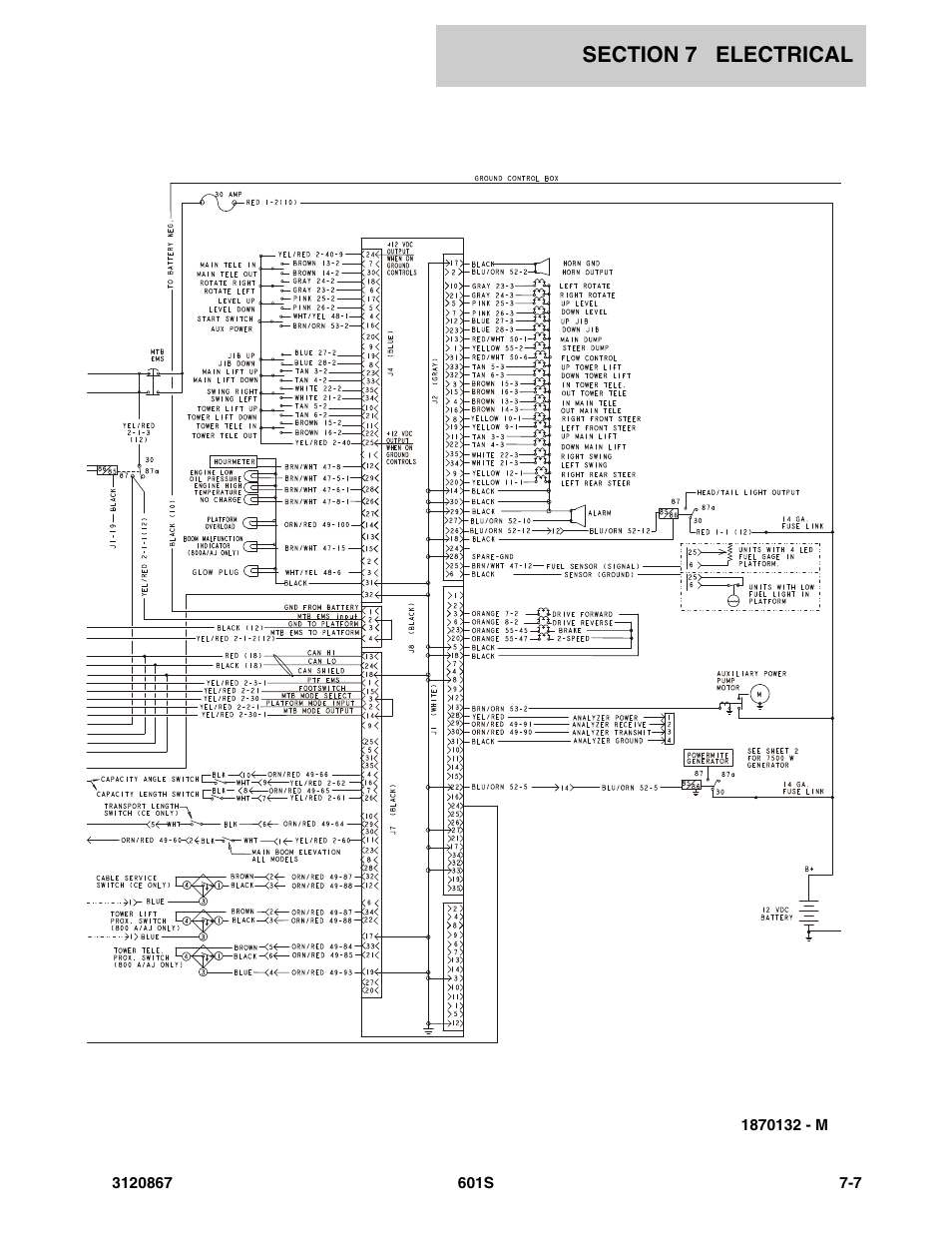JLG 601S Parts Manual User Manual | Page 249 / 320