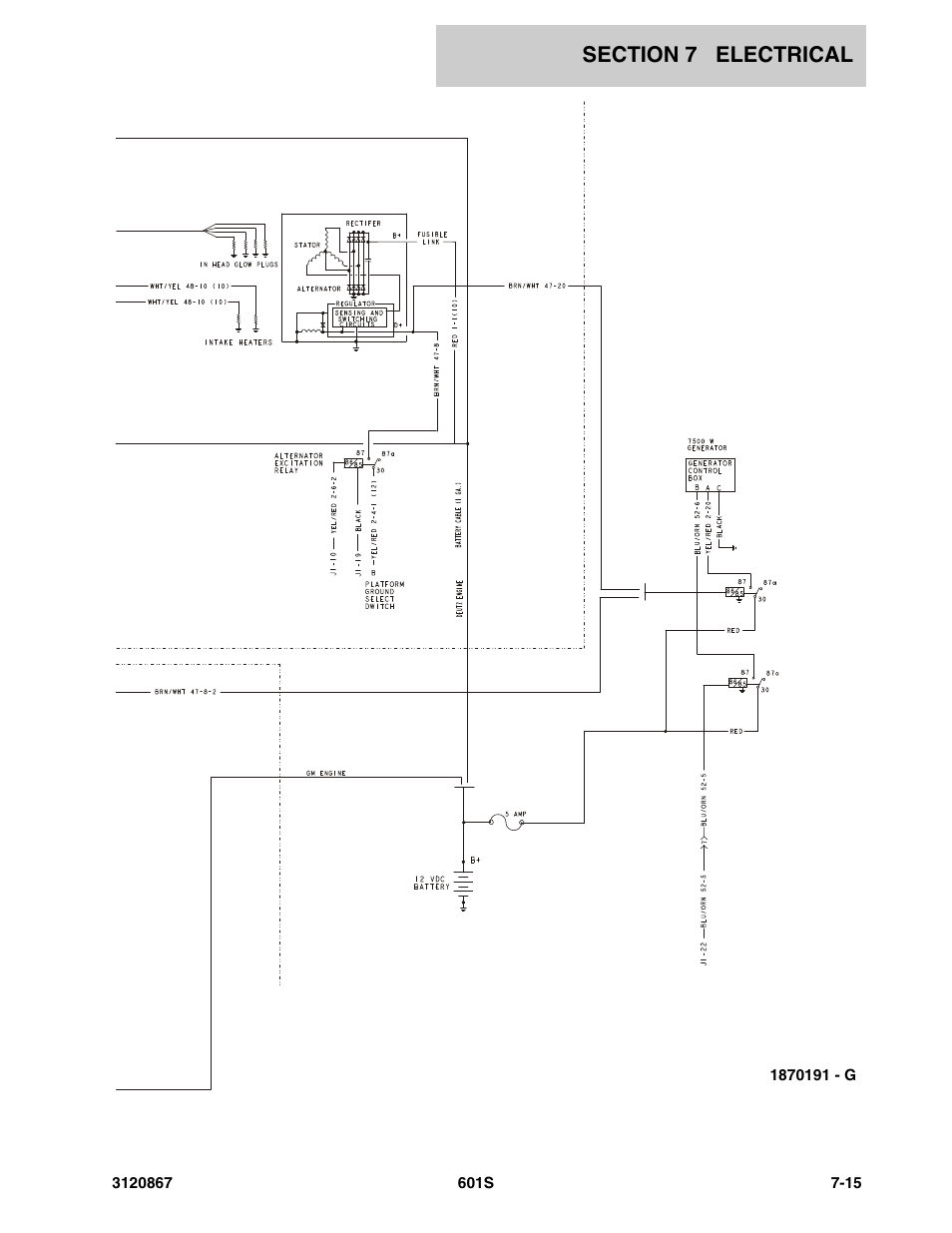 JLG 601S Parts Manual User Manual | Page 257 / 320