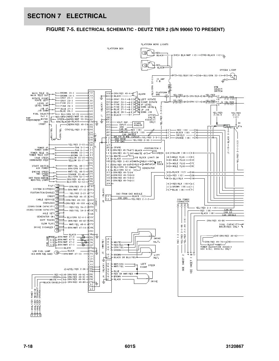 JLG 601S Parts Manual User Manual | Page 260 / 320