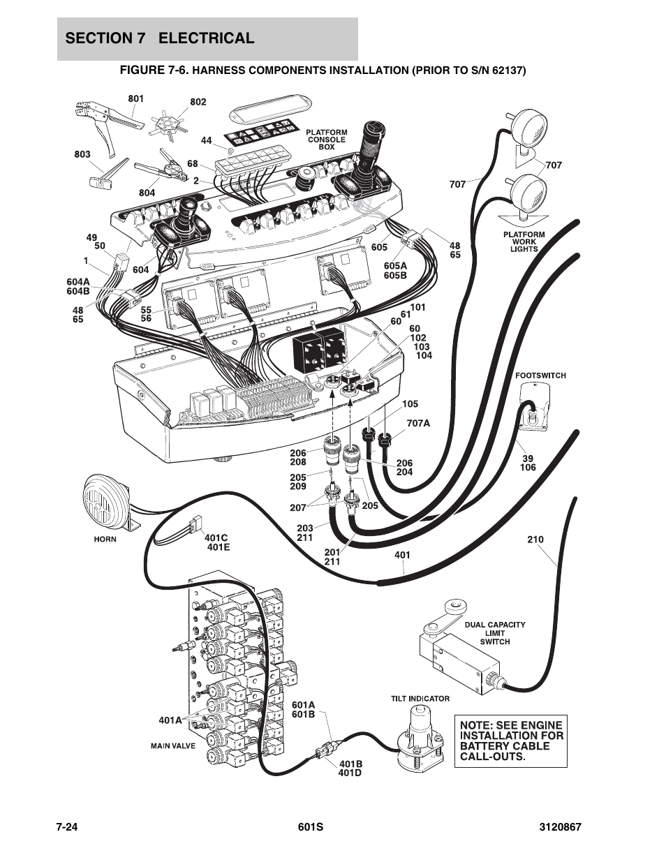 JLG 601S Parts Manual User Manual | Page 266 / 320